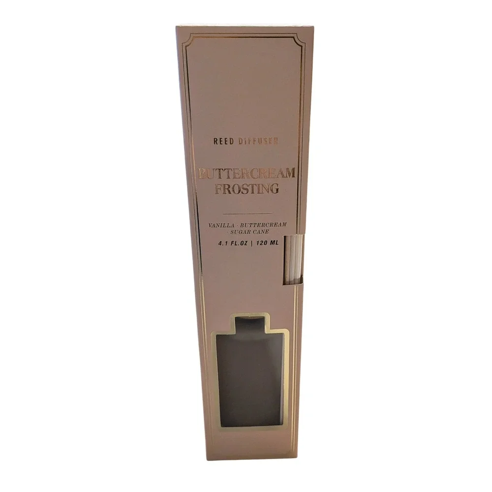 Candle-Lite Buttercream Frosting‎ Reed Diffuser Vanilla Home Fragrance 4.1 Oz